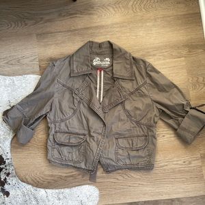Short Mossimo khaki jacket, size small